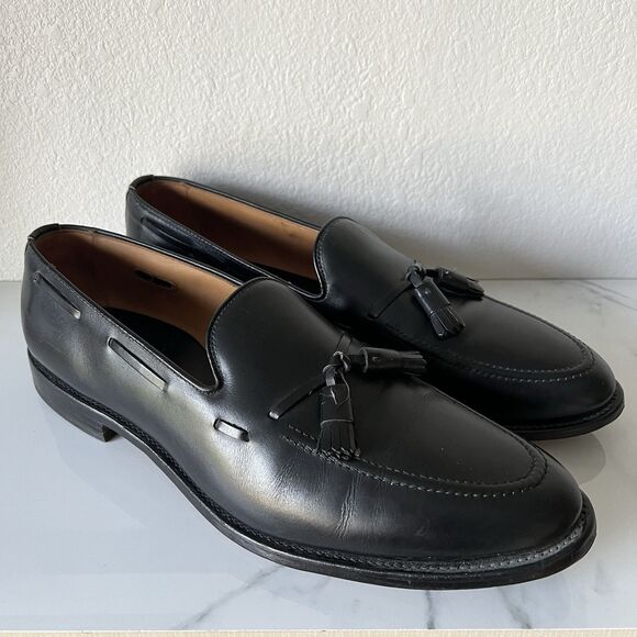 Allen Edmonds Grayson Tassel Loafers Size 14 A Black